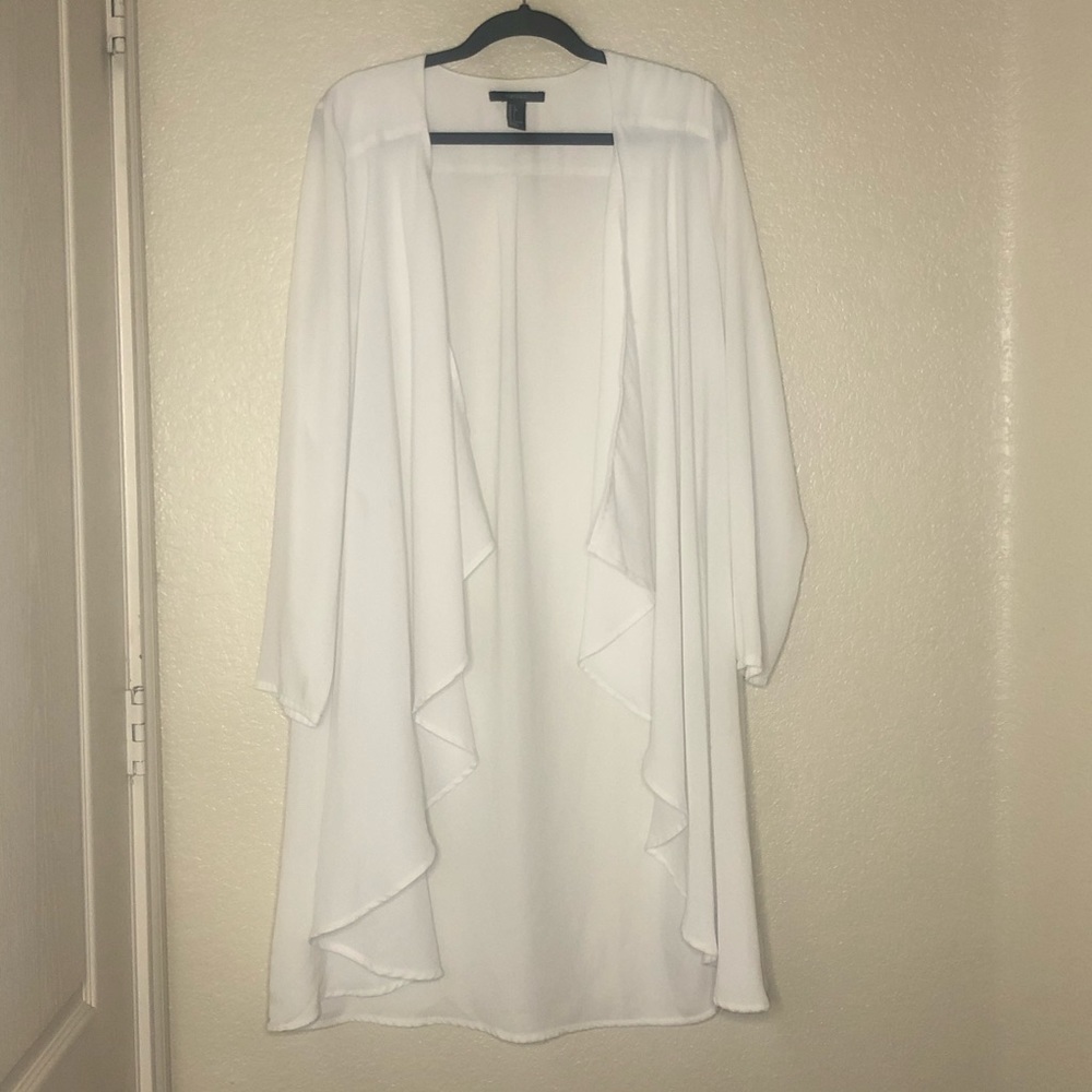 Forever 21 White Kimono
